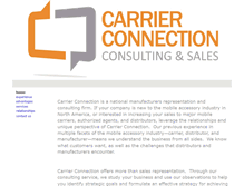 Tablet Screenshot of carrierconn.com